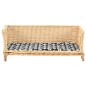 vidaXL Cesta para perros con cojín sauce natural 90x54x35 cm vidaXL Cesta para perros con cojín sauce natural 90x54x35 cm
