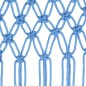 vidaXL Cortina de macramé algodón azul 140x240 cm vidaXL Cortina de macramé algodón azul 140x240 cm