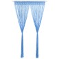 vidaXL Cortina de macramé algodón azul 140x240 cm vidaXL Cortina de macramé algodón azul 140x240 cm