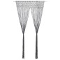 vidaXL Cortina de macramé algodón gris antracita 140x240 cm vidaXL Cortina de macramé algodón gris antracita 140x240 cm