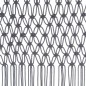 vidaXL Cortina de macramé algodón gris antracita 140x240 cm vidaXL Cortina de macramé algodón gris antracita 140x240 cm