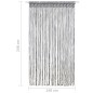 vidaXL Cortina de macramé algodón gris antracita 140x240 cm vidaXL Cortina de macramé algodón gris antracita 140x240 cm