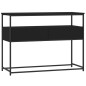 vidaXL Mesa consola madera de ingeniería negra 100x40x75 cm vidaXL Mesa consola madera de ingeniería negra 100x40x75 cm