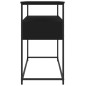 vidaXL Mesa consola madera de ingeniería negra 100x40x75 cm vidaXL Mesa consola madera de ingeniería negra 100x40x75 cm