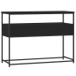 vidaXL Mesa consola madera de ingeniería negra 100x40x75 cm vidaXL Mesa consola madera de ingeniería negra 100x40x75 cm