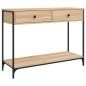 vidaXL Mesa consola madera de ingeniería roble Sonoma 100x34,5x75 cm vidaXL Mesa consola madera de ingeniería roble Sonoma 100x34,5x75 cm