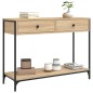 vidaXL Mesa consola madera de ingeniería roble Sonoma 100x34,5x75 cm vidaXL Mesa consola madera de ingeniería roble Sonoma 100x34,5x75 cm