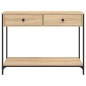vidaXL Mesa consola madera de ingeniería roble Sonoma 100x34,5x75 cm vidaXL Mesa consola madera de ingeniería roble Sonoma 100x34,5x75 cm