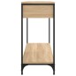 vidaXL Mesa consola madera de ingeniería roble Sonoma 100x34,5x75 cm vidaXL Mesa consola madera de ingeniería roble Sonoma 100x34,5x75 cm