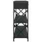 vidaXL Mesa consola madera de ingeniería negra 100x28x75 cm vidaXL Mesa consola madera de ingeniería negra 100x28x75 cm