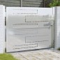 vidaXL Puerta de jardín de acero inoxidable 100x75 cm vidaXL Puerta de jardín de acero inoxidable 100x75 cm