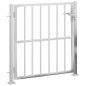 vidaXL Puerta de jardín de acero inoxidable 100x100 cm vidaXL Puerta de jardín de acero inoxidable 100x100 cm