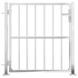 vidaXL Puerta de jardín de acero inoxidable 100x100 cm vidaXL Puerta de jardín de acero inoxidable 100x100 cm
