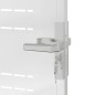 vidaXL Puerta de jardín de acero inoxidable 100x75 cm vidaXL Puerta de jardín de acero inoxidable 100x75 cm
