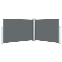 vidaXL Toldo lateral retráctil gris antracita 120x1000 cm