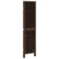 vidaXL Biombo separador de 3 paneles madera paulownia marrón oscuro vidaXL Biombo separador de 3 paneles madera paulownia marrón oscuro
