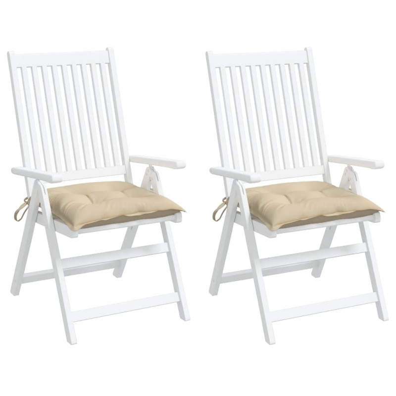 vidaXL Cojines de palets de jardín 2 uds tela Oxford beige 50x50x7 cm vidaXL Cojines de palets de jardín 2 uds tela Oxford beige 50x50x7 cm