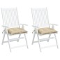 vidaXL Cojines de palets de jardín 2 uds tela Oxford beige 50x50x7 cm vidaXL Cojines de palets de jardín 2 uds tela Oxford beige 50x50x7 cm
