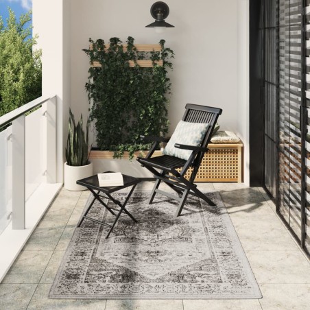 vidaXL Alfombra de interior/exterior diseño vintage ARBIZU 140x200 cm