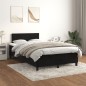 vidaXL Cama box spring con colchón terciopelo negro 120x190 cm vidaXL Cama box spring con colchón terciopelo negro 120x190 cm
