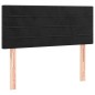 vidaXL Cama box spring con colchón terciopelo negro 120x190 cm vidaXL Cama box spring con colchón terciopelo negro 120x190 cm