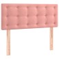 vidaXL Cama box spring con colchón terciopelo rosa 120x190 cm vidaXL Cama box spring con colchón terciopelo rosa 120x190 cm