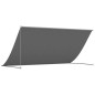 vidaXL Toldo retráctil de tela y acero gris antracita 300x150 cm vidaXL Toldo retráctil de tela y acero gris antracita 300x150 cm