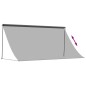 vidaXL Toldo retráctil de tela y acero gris antracita 300x150 cm vidaXL Toldo retráctil de tela y acero gris antracita 300x150 cm