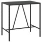 vidaXL Mesa bar y taburetes jardín 5 pzas madera acacia ratán PE negro vidaXL Mesa bar y taburetes jardín 5 pzas madera acacia ratán PE negro