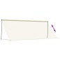 vidaXL Toldo retráctil de tela y acero crema 400x150 cm vidaXL Toldo retráctil de tela y acero crema 400x150 cm
