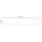 vidaXL Tablero de mesa redondo madera maciza mango rugosa Ø 50x1,5 cm vidaXL Tablero de mesa redondo madera maciza mango rugosa Ø 50x1,5 cm