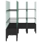 vidaXL Jardinera con enrejado PP negro 160x120x142,5 cm vidaXL Jardinera con enrejado PP negro 160x120x142,5 cm