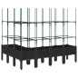 vidaXL Jardinera con enrejado PP negro 160x120x142,5 cm vidaXL Jardinera con enrejado PP negro 160x120x142,5 cm