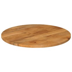 vidaXL Tablero de mesa redondo madera maciza de mango Ø 90x3,8 cm