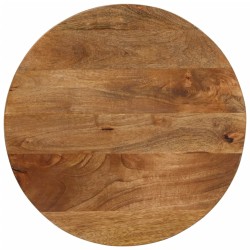 vidaXL Tablero de mesa redondo madera maciza de mango Ø 60x2,5 cm