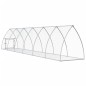 vidaXL Jaula para conejos acero galvanizado plateado 600x105x120 cm vidaXL Jaula para conejos acero galvanizado plateado 600x105x120 cm