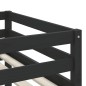 vidaXL Cama alta para niños con cortinas madera pino rosa 90x190 cm vidaXL Cama alta para niños con cortinas madera pino rosa 90x190 cm