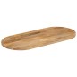 vidaXL Tablero de mesa ovalado madera maciza de mango 140x60x2,5 cm vidaXL Tablero de mesa ovalado madera maciza de mango 140x60x2,5 cm