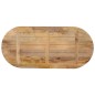 vidaXL Tablero de mesa ovalado madera maciza de mango 140x60x2,5 cm vidaXL Tablero de mesa ovalado madera maciza de mango 140x60x2,5 cm