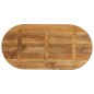 vidaXL Tablero de mesa ovalado madera maciza de mango 140x50x3,8 cm vidaXL Tablero de mesa ovalado madera maciza de mango 140x50x3,8 cm