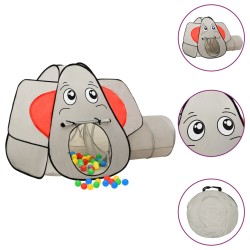 vidaXL Tienda de juegos elefante gris 174x86x101 cm