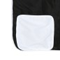 vidaXL Cama alta niños con túnel madera pino blanco negro 80x200 cm vidaXL Cama alta niños con túnel madera pino blanco negro 80x200 cm