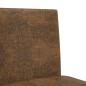 vidaXL Taburetes altos 2 uds madera maciza de caucho y tela vidaXL Taburetes altos 2 uds madera maciza de caucho y tela