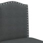 vidaXL Taburetes altos 2 uds madera maciza de caucho y tela vidaXL Taburetes altos 2 uds madera maciza de caucho y tela