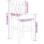vidaXL Taburetes altos 2 uds madera maciza de caucho y tela vidaXL Taburetes altos 2 uds madera maciza de caucho y tela
