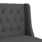 vidaXL Taburetes altos 2 uds madera maciza de caucho y tela vidaXL Taburetes altos 2 uds madera maciza de caucho y tela