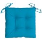 vidaXL Cojines de palets de jardín 6 uds tela Oxford azul 50x50x7 cm
