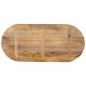 vidaXL Tablero de mesa ovalado madera maciza de mango 90x40x3,8 cm vidaXL Tablero de mesa ovalado madera maciza de mango 90x40x3,8 cm
