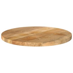 vidaXL Tablero de mesa redondo madera maciza de mango Ø 50x2,5 cm
