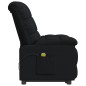 vidaXL Sillón de masaje de tela negro vidaXL Sillón de masaje de tela negro